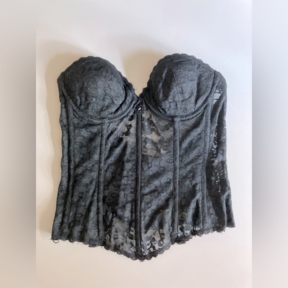 Frederick's of Hollywood Other - Vintage Black Corset Bra Frederick’s of Hollywood Corset Size 34B